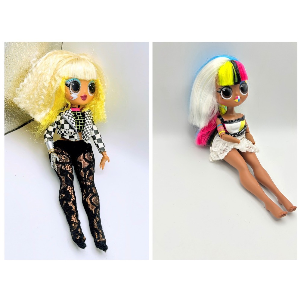LOL Surprise OMG Remix Pop B.B. and 24K D.J. Fashion‎ Doll 2pc MGA Entertainment